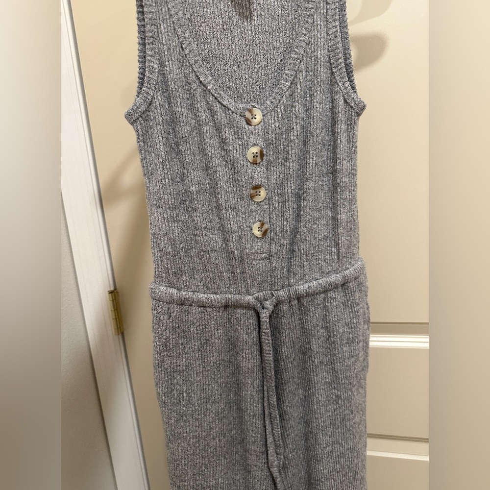 L*Space XS Head in Cloud Gray comfy Jumpsuit with Relaxed Fit - Picture 10 of 10